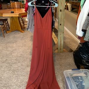 Bridesmaids dress cinnamon